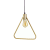 LAMPADA SOSPENSIONE ABC SP1 TRIANGLE - IDEAL LUX 207834 product photo Photo 01 2XS