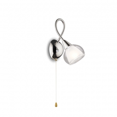 LAMPADA DA PARETE APPLIQUE TENDER AP1 TRASPARENTE - IDEAL LUX 004235 product photo Photo 01 3XL