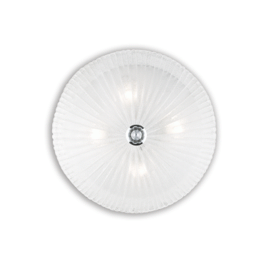 LAMPADA PLAFONIERA SHELL PL4 TRASPARENTE - IDEAL LUX 008615 product photo Photo 01 3XL