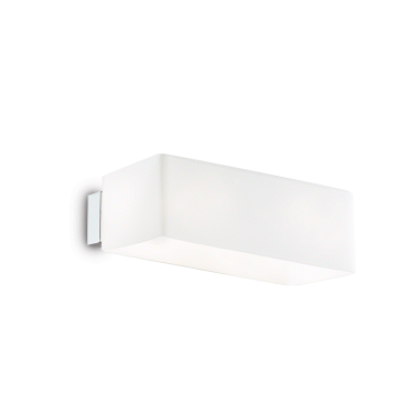 LAMPADA APPLIQUE BOX AP2 BIANCO - IDEAL LUX 009537 product photo Photo 01 3XL