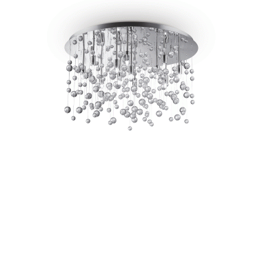 LAMPADA PLAFONIERA NEVE PL1 2 CROMO - IDEAL LUX 022239 product photo Photo 01 3XL