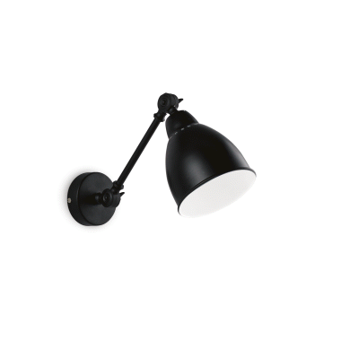 LAMPADA APPLIQUE NEWTON AP1 NERO - IDEAL LUX 027852 product photo Photo 01 3XL