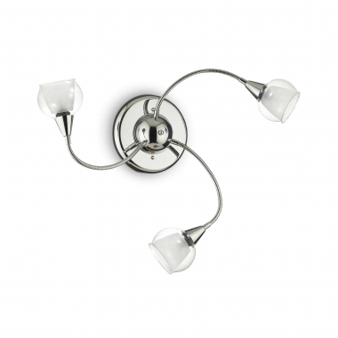 PLAFONIERA TENDER PL3 TRASPARENTE - IDEAL LUX 028682 product photo Photo 01 3XL