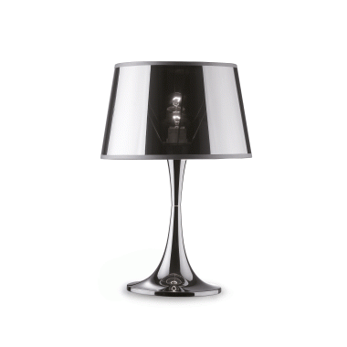 LAMPADA TAVOLO LONDON TL1 BIG CROMO - IDEAL LUX 032375 product photo Photo 01 3XL