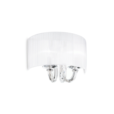 LAMPADA APPLIQUE SWAN AP2 BIANCO - IDEAL LUX 035864 product photo Photo 01 3XL