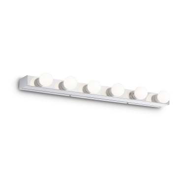 LAMPADA APPLIQUE PRIVE ' AP6 CROMO - IDEAL LUX 045627 product photo Photo 01 3XL