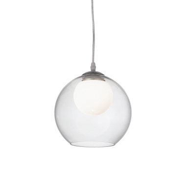 LAMPADA SOSPENSIONE NEMO SP1 D20 TRASPARENTE - IDEAL LUX 052793 product photo Photo 01 3XL
