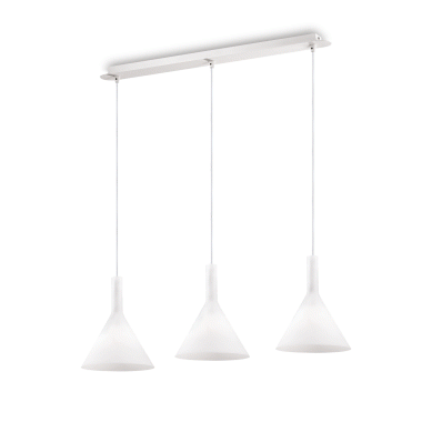 COCKTAIL SP3 BIANCO LAMPADA SOSPENSIONE - IDEAL LUX 074245 product photo Photo 01 3XL