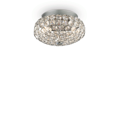 LAMPADA PLAFONIERA KING PL3 CROMO - IDEAL LUX 075389 product photo Photo 01 3XL