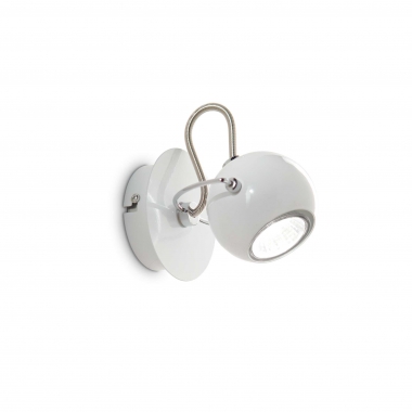 LAMPADA PARETE LUNARE AP1 BIANCO - IDEAL LUX 077888 product photo Photo 01 3XL