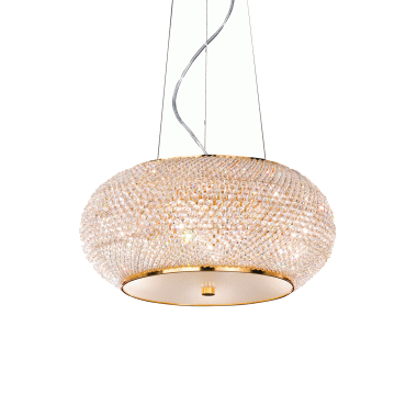 LAMPADA SOSPENSIONE PASHA ' SP6 ORO - IDEAL LUX 082172 product photo Photo 01 3XL