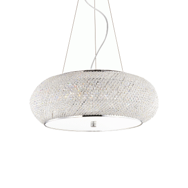 LAMPADA SOSPENSIONE PASHA ' SP1 0 CROMO - IDEAL LUX 082196 product photo Photo 01 3XL