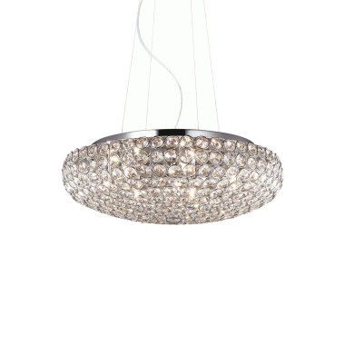 LAMPADA SOSPENSIONE KING SP7 CROMO - IDEAL LUX 087979 product photo Photo 01 3XL