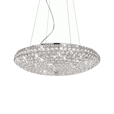 LAMPADA SOSPENSIONE KING SP1 2 CROMO - IDEAL LUX 088013 product photo Photo 01 3XL