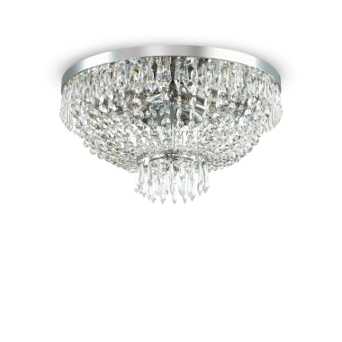 LAMPADA PLAFONIERA CAESAR PL6 CROMO - IDEAL LUX 093475 product photo Photo 01 3XL