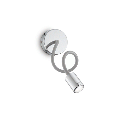 LAMPADA APPLIQUE FOCUS - 1AP CROMO - IDEAL LUX 097206 product photo Photo 01 3XL