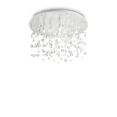 LAMPADA PLAFONIERA NEVE PL1 2 BIANCO - IDEAL LUX 101187 product photo Photo 01 3XL