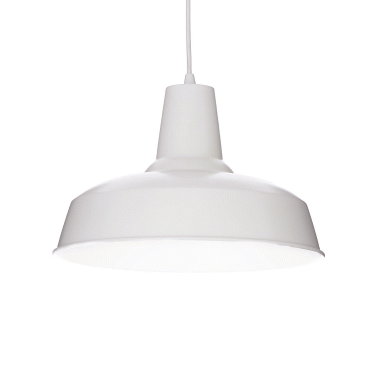 LAMPADA SOSPENSIONE MOBY SP1 BIANCO - IDEAL LUX 102047 product photo Photo 01 3XL