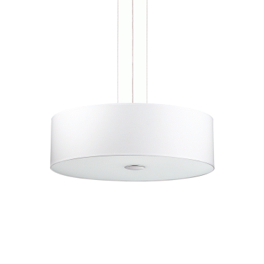 WOODY SP5 BIANCO LAMPADA SOSPENSIONE - IDEAL LUX 103242 product photo Photo 01 3XL