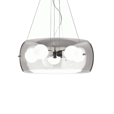 LAMPADA SOSPENSIONE AUDI - 10 SP5 FUME ' - IDEAL LUX 103983 product photo Photo 01 3XL