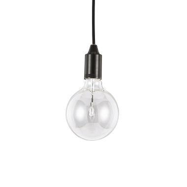 LAMPADA SOSPENSIONE EDISON SP1 NERO - IDEAL LUX 113319 product photo Photo 01 3XL