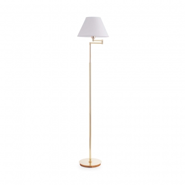 LAMPADA DA TERRA BEVERLY PT1 OTTONESATINATO - IDEAL LUX 140315 product photo Photo 01 3XL
