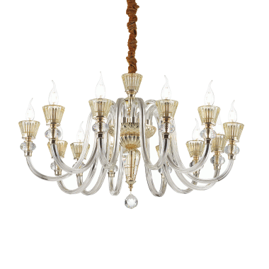 LAMPADA SOSPENSIONE STRAUSS SP1 2 - IDEAL LUX 140612 product photo Photo 01 3XL