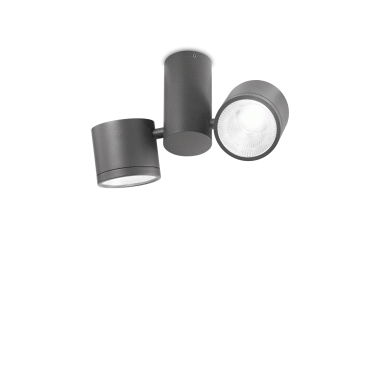 LAMPADA PLAFONIERA SUNGLASSESPLANTRACITE - IDEAL LUX 161846 product photo Photo 01 3XL