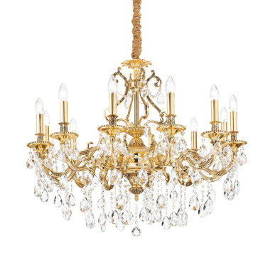 LAMPADA SOSPENSIONE GIOCONDA SP1 2 ORO - IDEAL LUX 164960 product photo Photo 01 3XL