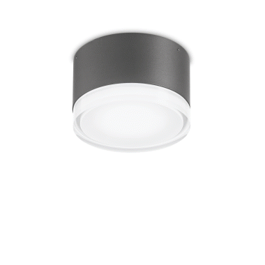 URANO PL1 SMALL ANTRACITE LAMPADA PLAFONIERA - IDEAL LUX 168111 product photo Photo 01 3XL