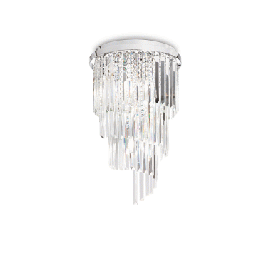 LAMPADA PLAFONIERA CARLTON PL8 CROMO - IDEAL LUX 168920 product photo Photo 01 3XL