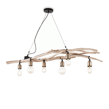 DRIFTWOOD SP6 LAMPADA SOSPENSIONE - IDEAL LUX 180922 product photo Photo 01 3XL