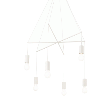 LAMPADA SOSPENSIONE POP SP6 BIANCO - IDEAL LUX 186795 product photo Photo 01 3XL