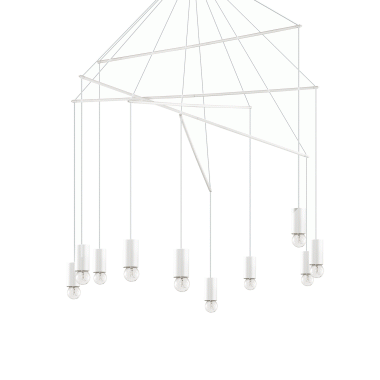 LAMPADA SOSPENSIONE POP SP1 0 BIANCO - IDEAL LUX 186801 product photo Photo 01 3XL