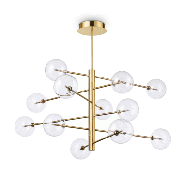 LAMPADA SOSPENSIONE EQUINOXE SP1 2OTTONE ANTICO - IDEAL LUX 200125 product photo Photo 01 3XL
