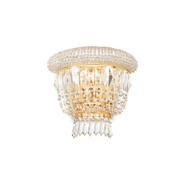 LAMPADA APPLIQUE DUBAI AP2 OTTONE - IDEAL LUX 201023 product photo Photo 01 3XL