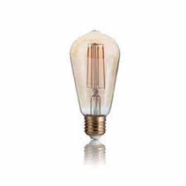 LAMPADINA LED VINTAGE E27 4W CONO FUME' 2200K - IDEAL LUX 204451 product photo Photo 01 3XL
