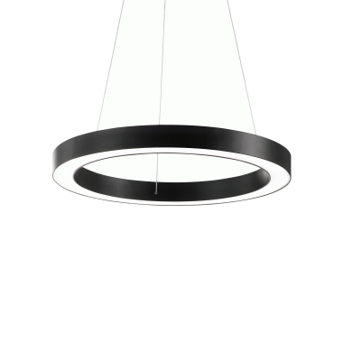 LAMPADA SOSPENSIONE ORACLED60ROUND NERO - IDEAL LUX 222103 product photo Photo 01 3XL