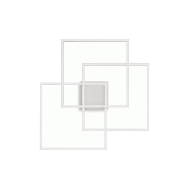 LAMPADA PLAFONIERA FRAMEPLQUADRATO BIANCO - IDEAL LUX 230702 product photo Photo 01 3XL