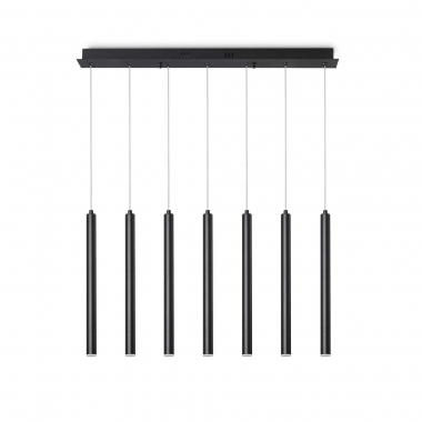 SOSPENSIONE LAMPADA FROZEN SP7 NERO - IDEAL LUX 233512 product photo Photo 01 3XL