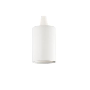 PORTA LAMPADA E27LISCIO BIANCO LAMPADA - IDEAL LUX 242569 product photo Photo 01 3XL
