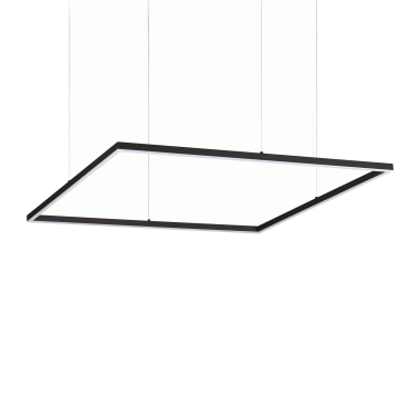 LAMPADA SOSPENSIONE ORACLESLIMSPD90SQUARE NERO 3000K - IDEAL LUX 259208 product photo Photo 01 3XL