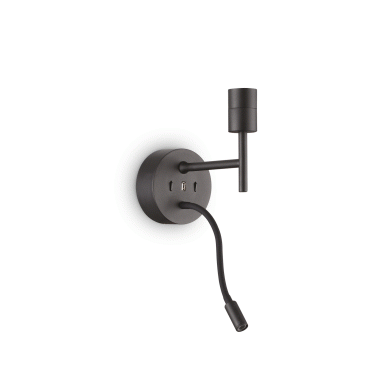 LAMPADA APPLIQUE SETUPM AP2 NERO - IDEAL LUX 259826 product photo Photo 01 3XL