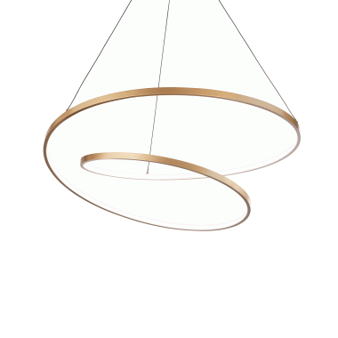 LAMPADA SOSPENSIONE OZSPD80OTTONE - IDEAL LUX 269467 product photo Photo 01 3XL