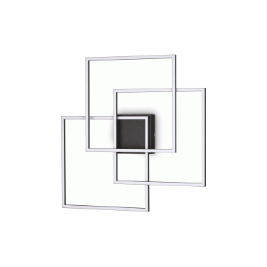 LAMPADA PLAFONIERA FRAMEPLQUADRATO NERO - IDEAL LUX 270678 product photo Photo 01 3XL