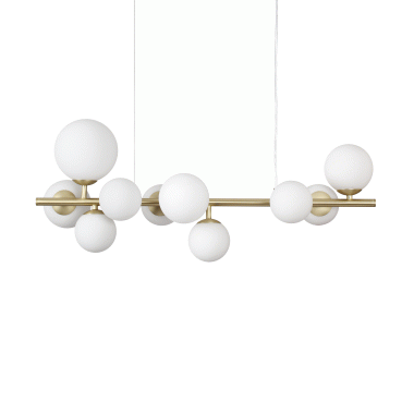 LAMPADA SOSPENSIONE PERLAGE SP1 0OTTONESATINATO - IDEAL LUX 283791 product photo Photo 01 3XL