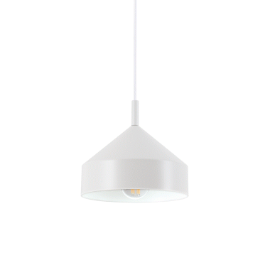 LAMPADA SOSPENSIONE YURTA SP1 D21 BIANCO - IDEAL LUX 285146 product photo Photo 01 3XL
