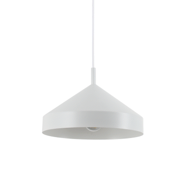 LAMPADA SOSPENSIONE YURTA SP1 D30 BIANCO - IDEAL LUX 285153 product photo Photo 01 3XL