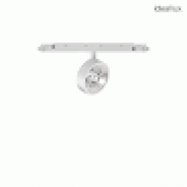 RIFLETTORE SU ROTAIE EGO TRACK FLAT SINGLE 09W 3000K ON-OFF WH - IDEAL LUX 300504 product photo Photo 01 3XL