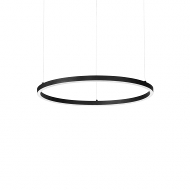 LAMPADA SOSPENSIONE ORACLESLIMSPD050ROUN D40 00KON - OFF NERO NERO - IDEAL LUX 304380 product photo Photo 01 3XL
